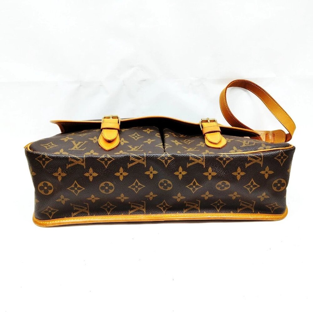 Authentic Louis Vuitton Gibeciere GM Brown Monogram Shoulder Bag mn754-011026 - Picture 5 of 16